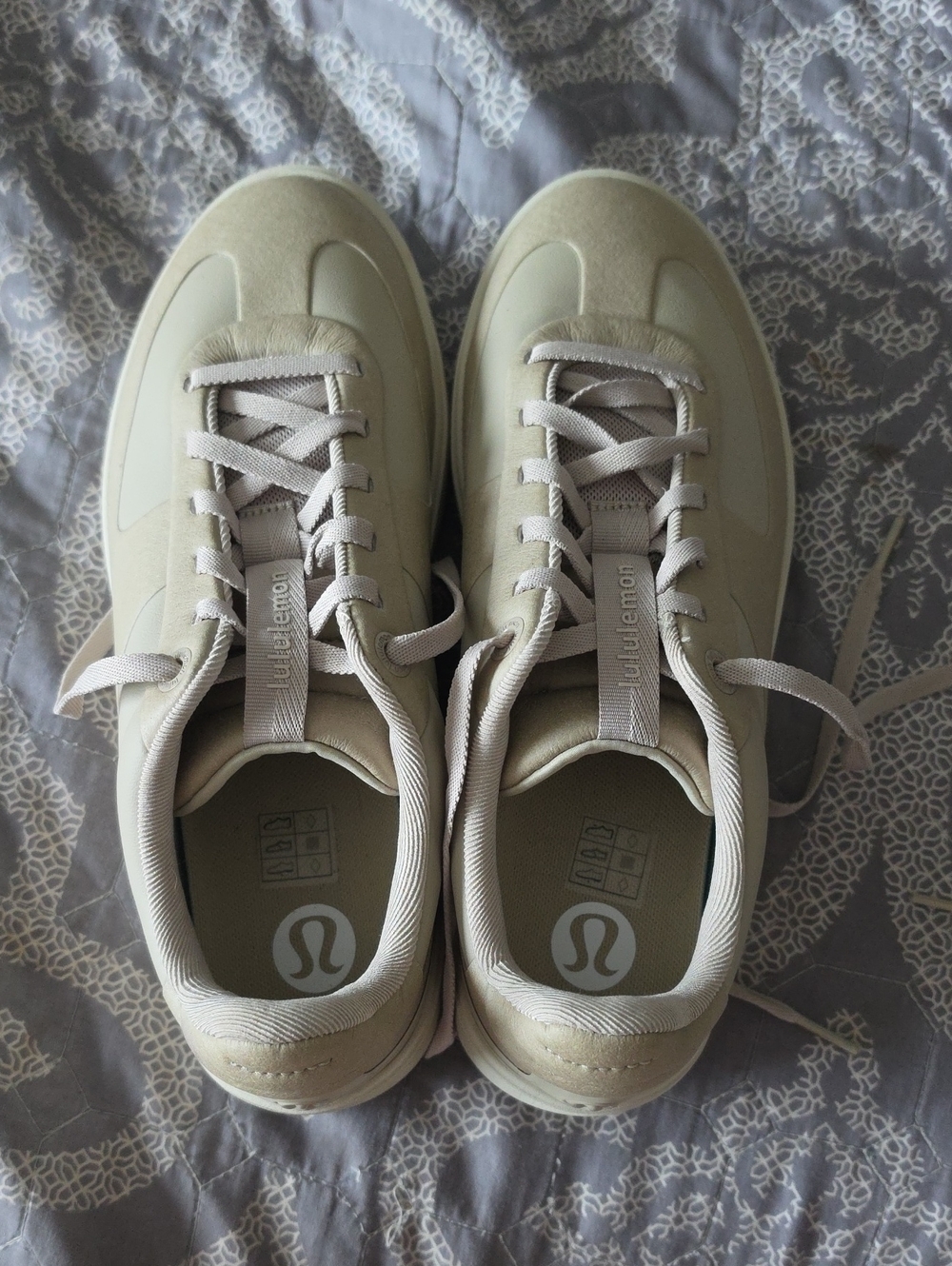 lululemon athletica Beige Low-Top Sneakers
